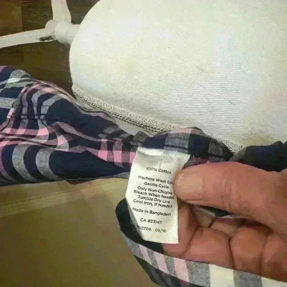 Talbots ladies long sleeve blouse Large. Worn once excellent condition. Cotton - Picture 4 of 11